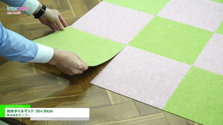 [Interpets 2023] Tapis carrelage hydrofuge 30×30cm - Sanko Co., Ltd.